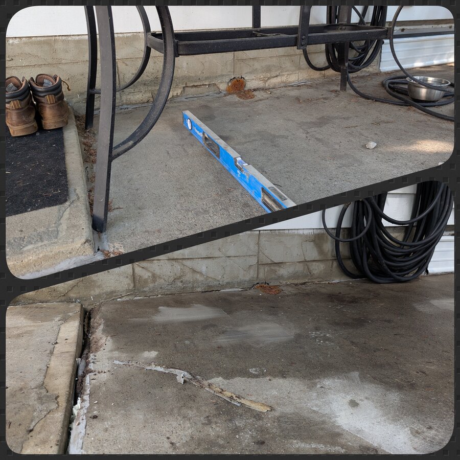How polyjacking concrete leveling works